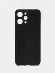 Угольный чехол для Xiaomi Redmi 12 / Сяоми Редми 12, силиконовый, матовый