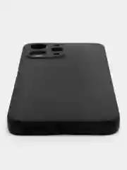 Угольный чехол для Xiaomi Redmi 12 / Сяоми Редми 12, силиконовый, матовый
