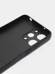 Угольный чехол для Xiaomi Redmi 12 / Сяоми Редми 12, силиконовый, матовый