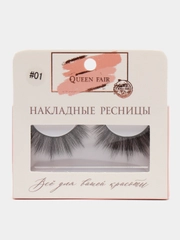 Ресницы накладные, цвет чёрный 01