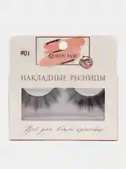 Ресницы накладные, цвет чёрный 01
