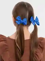 Белый бантики для волос, на резинке / Школьные банты