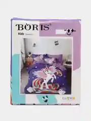 Аметистовый boris kids Детское постельное белье 1,5 сп, 50 х 70, хлопок 100%