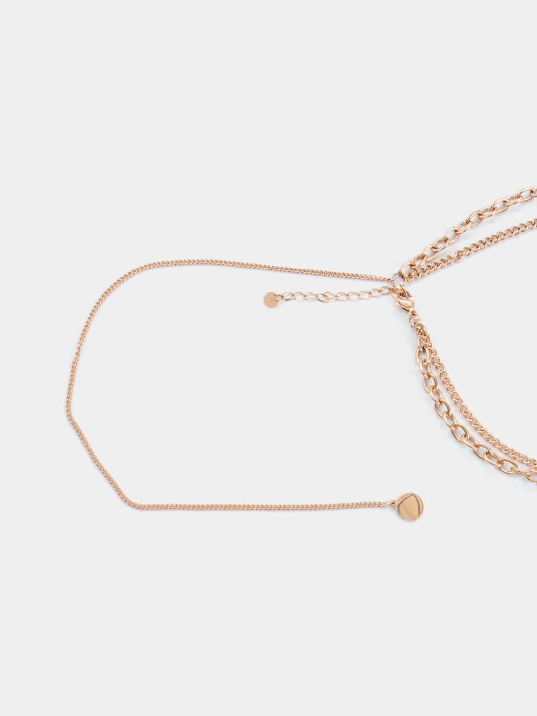 Тройная цепочка с подвесками Xuping Jewelry, многослойная цепь из медицинского сплава