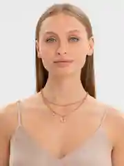 Тройная цепочка с подвесками Xuping Jewelry, многослойная цепь из медицинского сплава