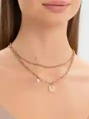 Тройная цепочка с подвесками Xuping Jewelry, многослойная цепь из медицинского сплава