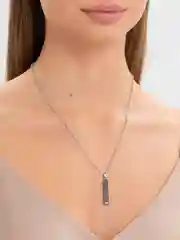 Серебряный цепочка на Новый Год "I love you", "Я люблю тебя"