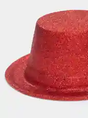 Красный шляпа блестящая пластик 200197063