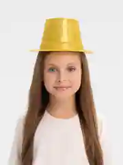Золотой шляпа блестящая пластик 200197063