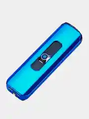 Синий usb - зажигалка (в подарочной коробке).