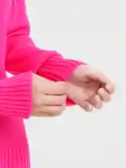 Розовый кофточка женская, свитер женский, вязанный