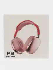 Розовый беспроводные Bluetooth наушники P9 Plus max, полноразмерные, с микрофоном