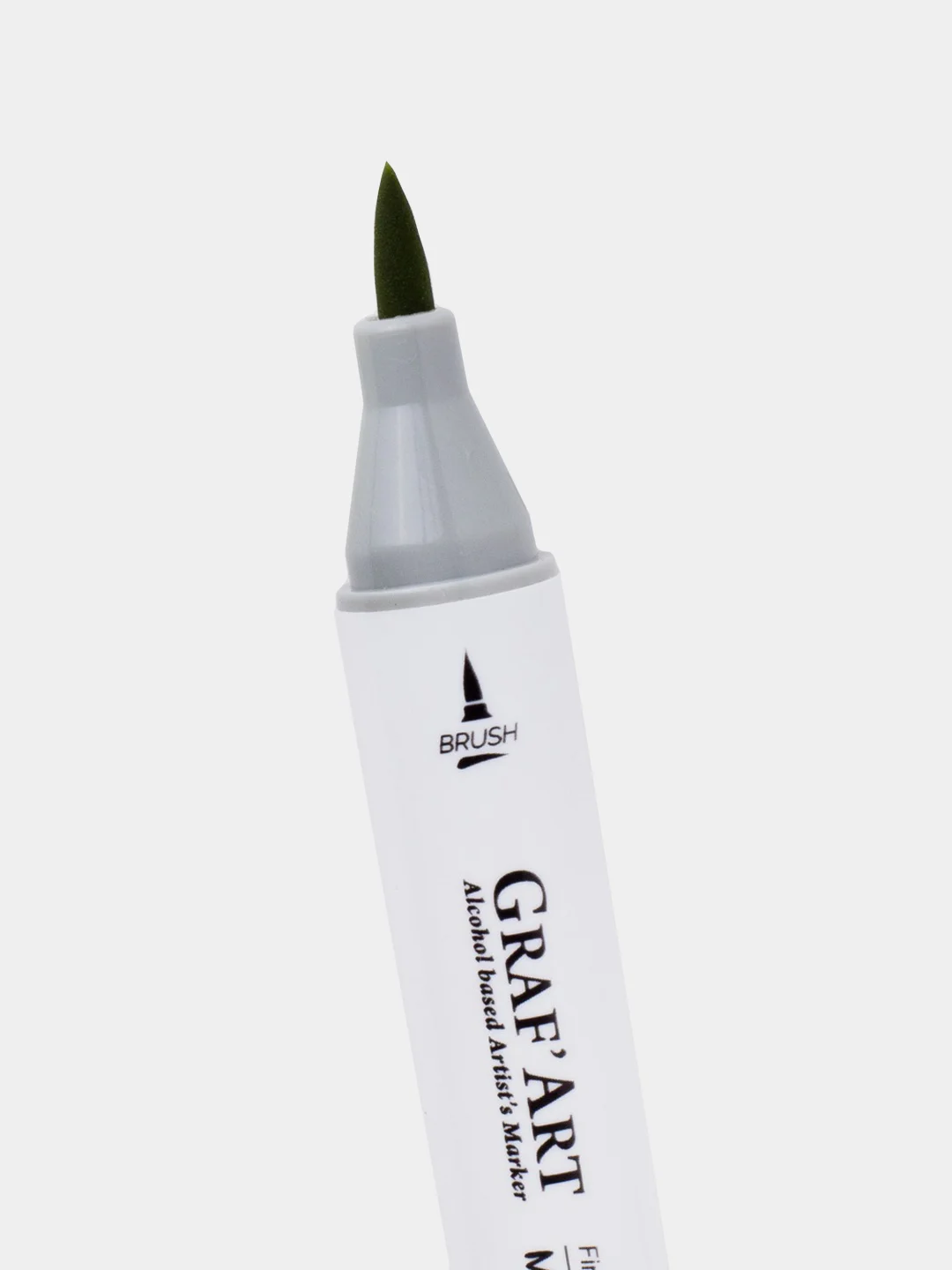 Маркер спиртовой Малевичъ GrafArt Brush, Оттенки зеленого, 1 шт
