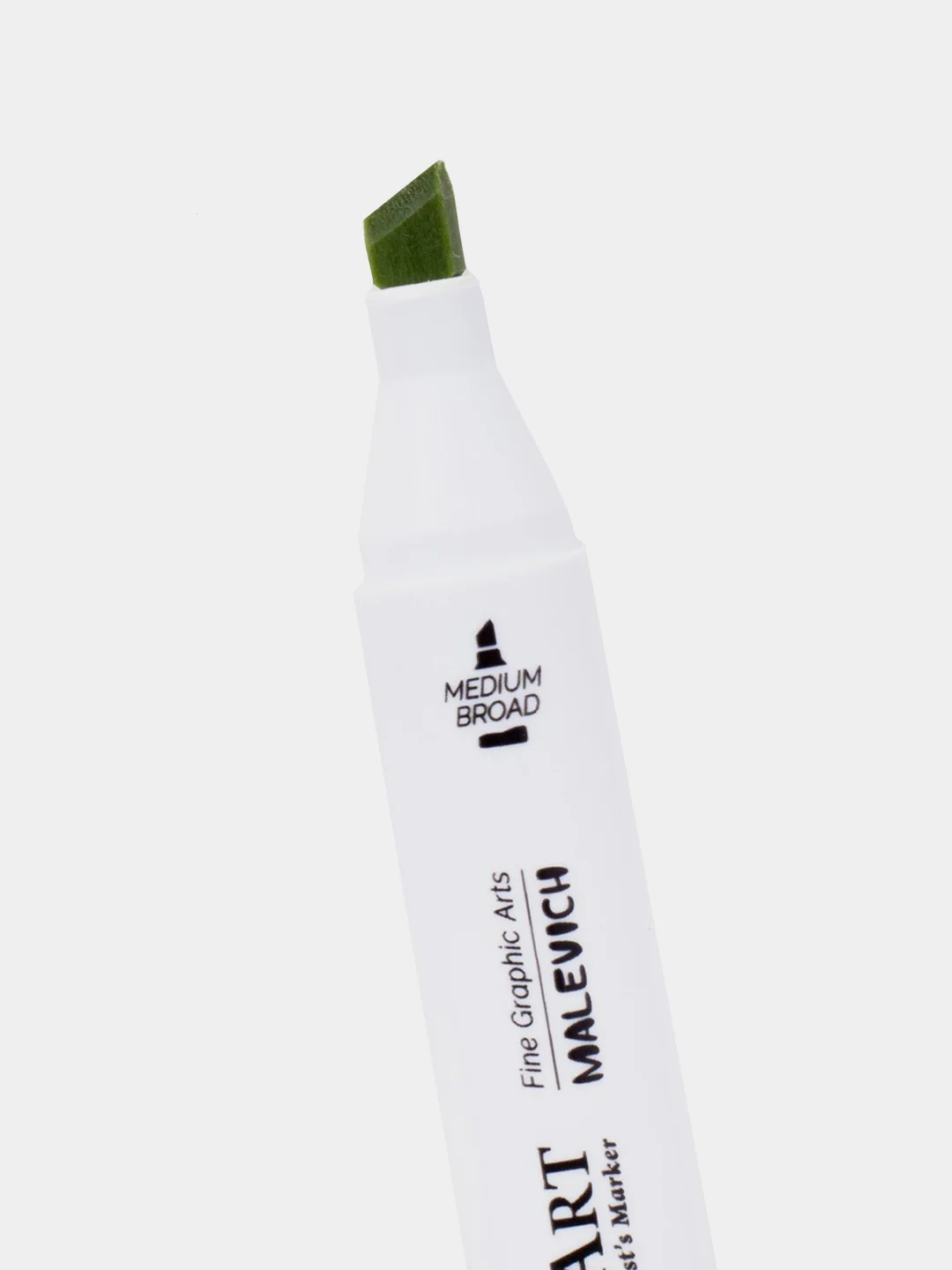 Маркер спиртовой Малевичъ GrafArt Brush, Оттенки зеленого, 1 шт