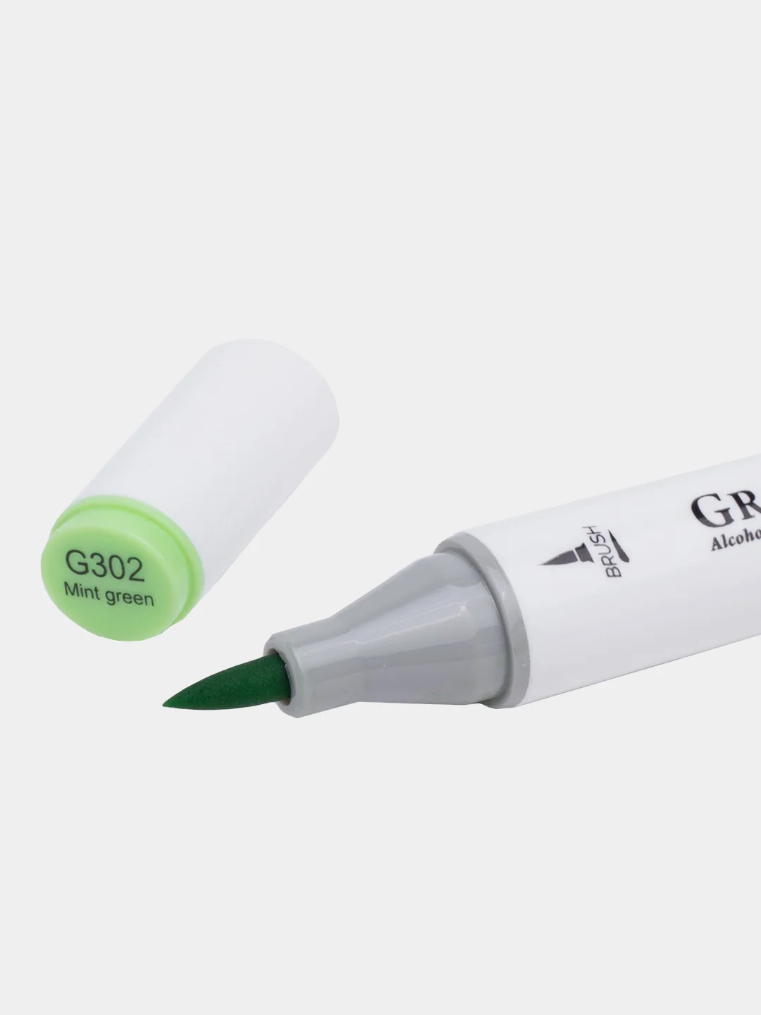 Маркер спиртовой Малевичъ GrafArt Brush, Оттенки зеленого, 1 шт