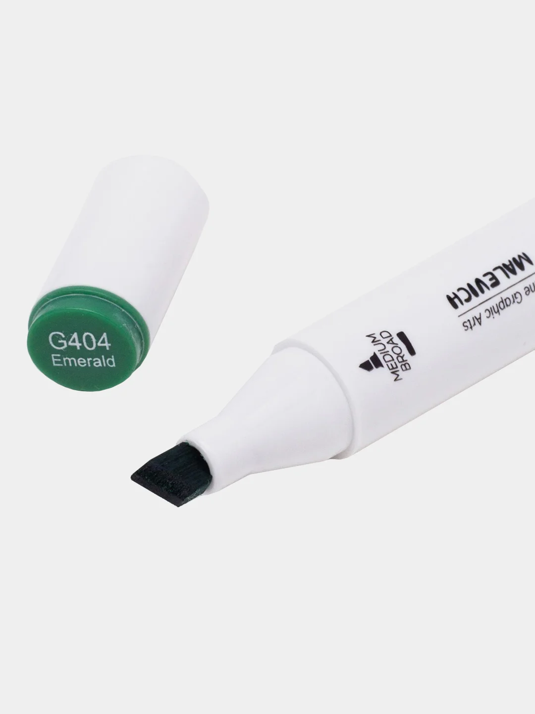 Маркер спиртовой Малевичъ GrafArt Brush, Оттенки зеленого, 1 шт
