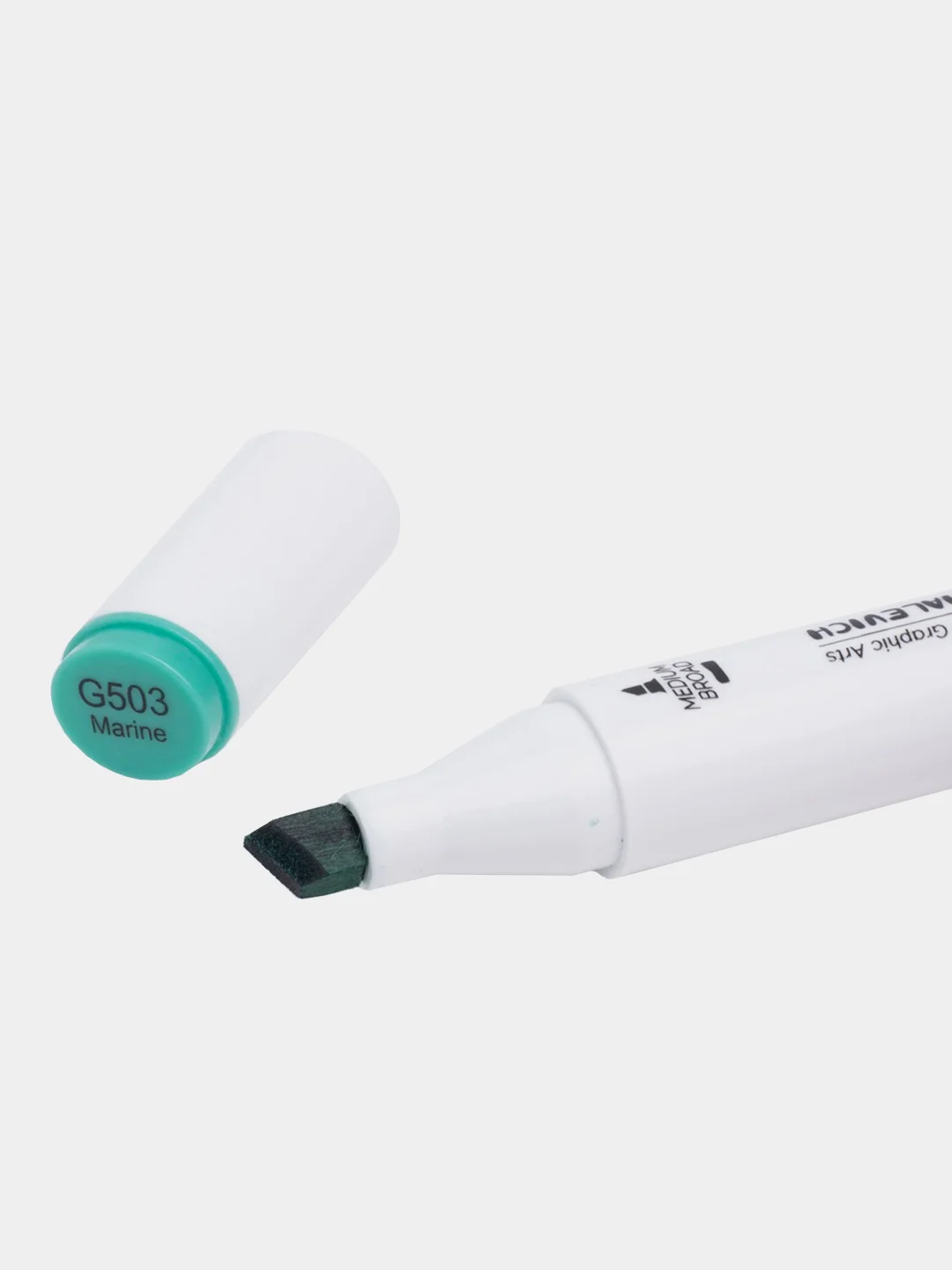 Маркер спиртовой Малевичъ GrafArt Brush, Оттенки зеленого, 1 шт