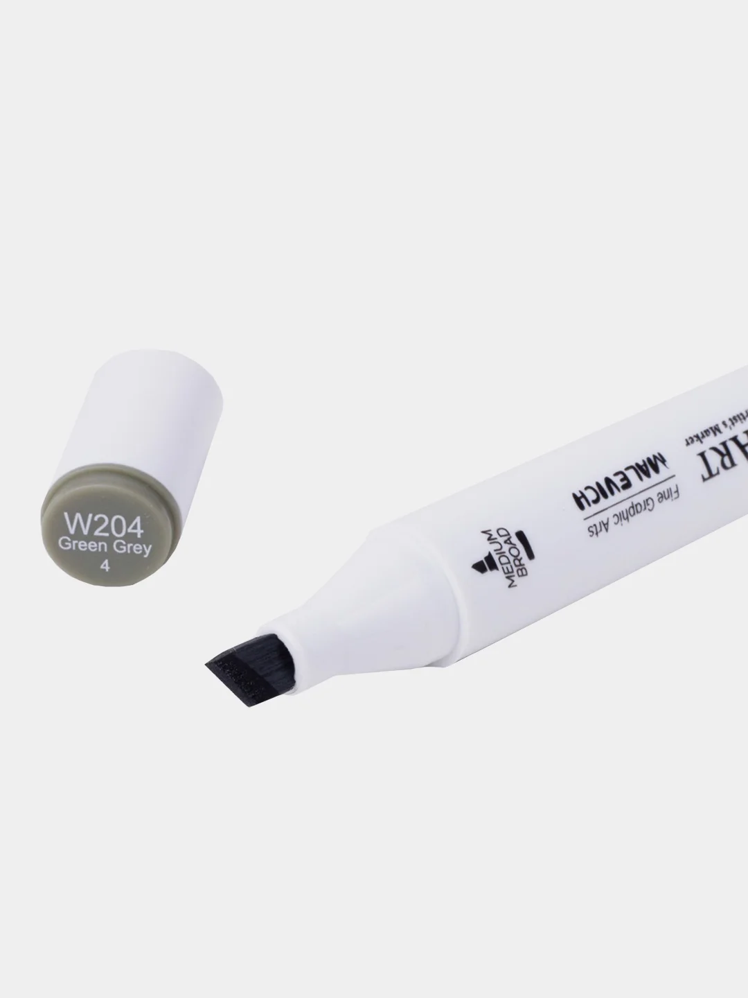 Маркер спиртовой Малевичъ GrafArt Brush, Оттенки серого, 1 шт