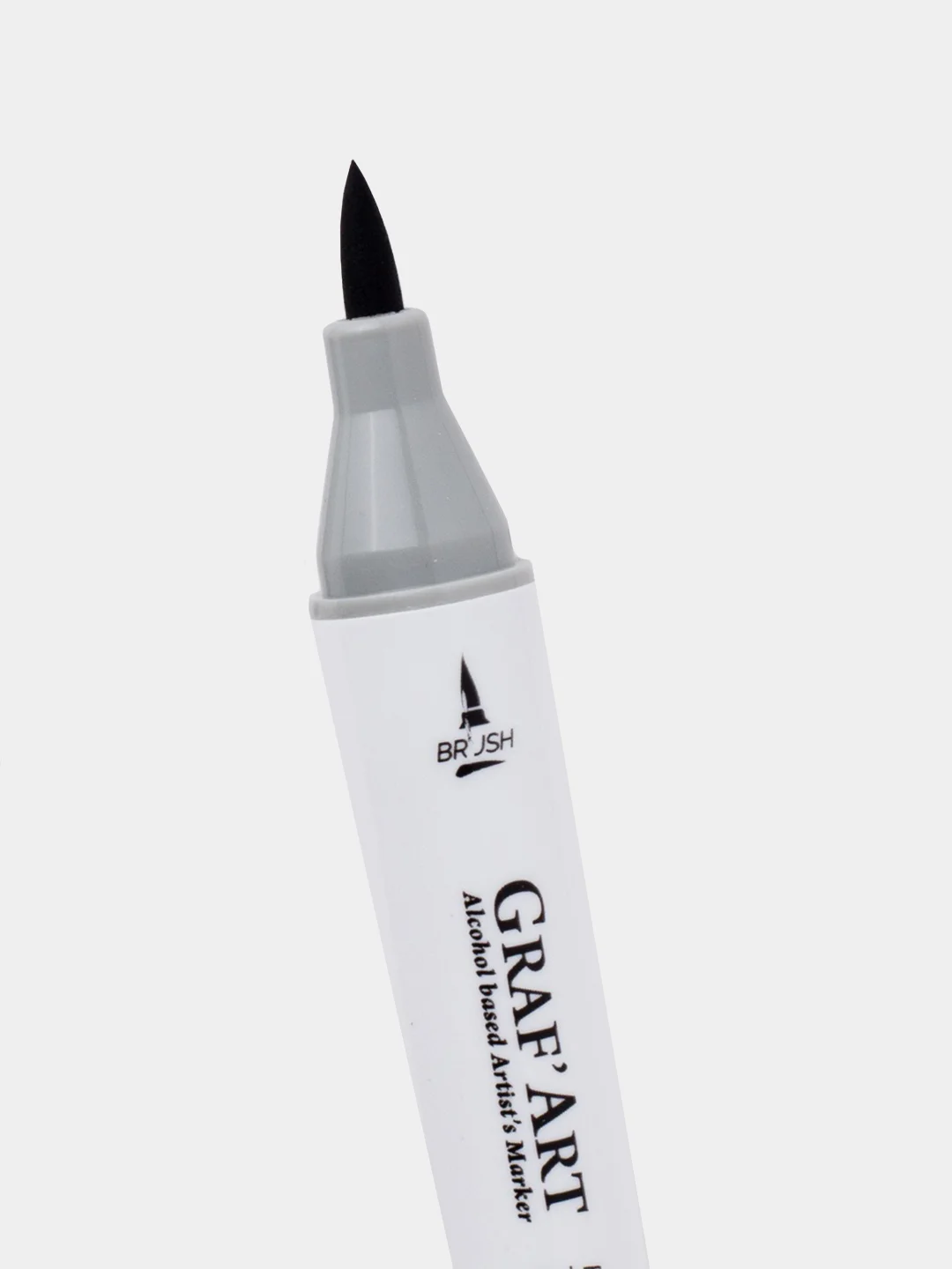 Маркер спиртовой Малевичъ GrafArt Brush, Оттенки серого, 1 шт