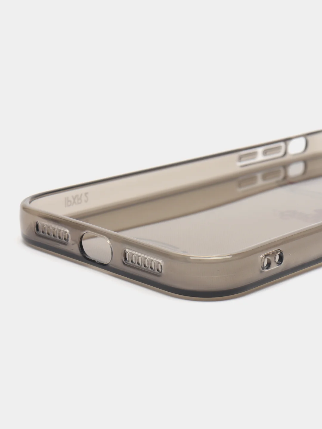 Черный чехол на iPhone 11 12 13 / 14 Pro Max / 7 8 Plus / XR / XS / X айфон про макс, прозрачный