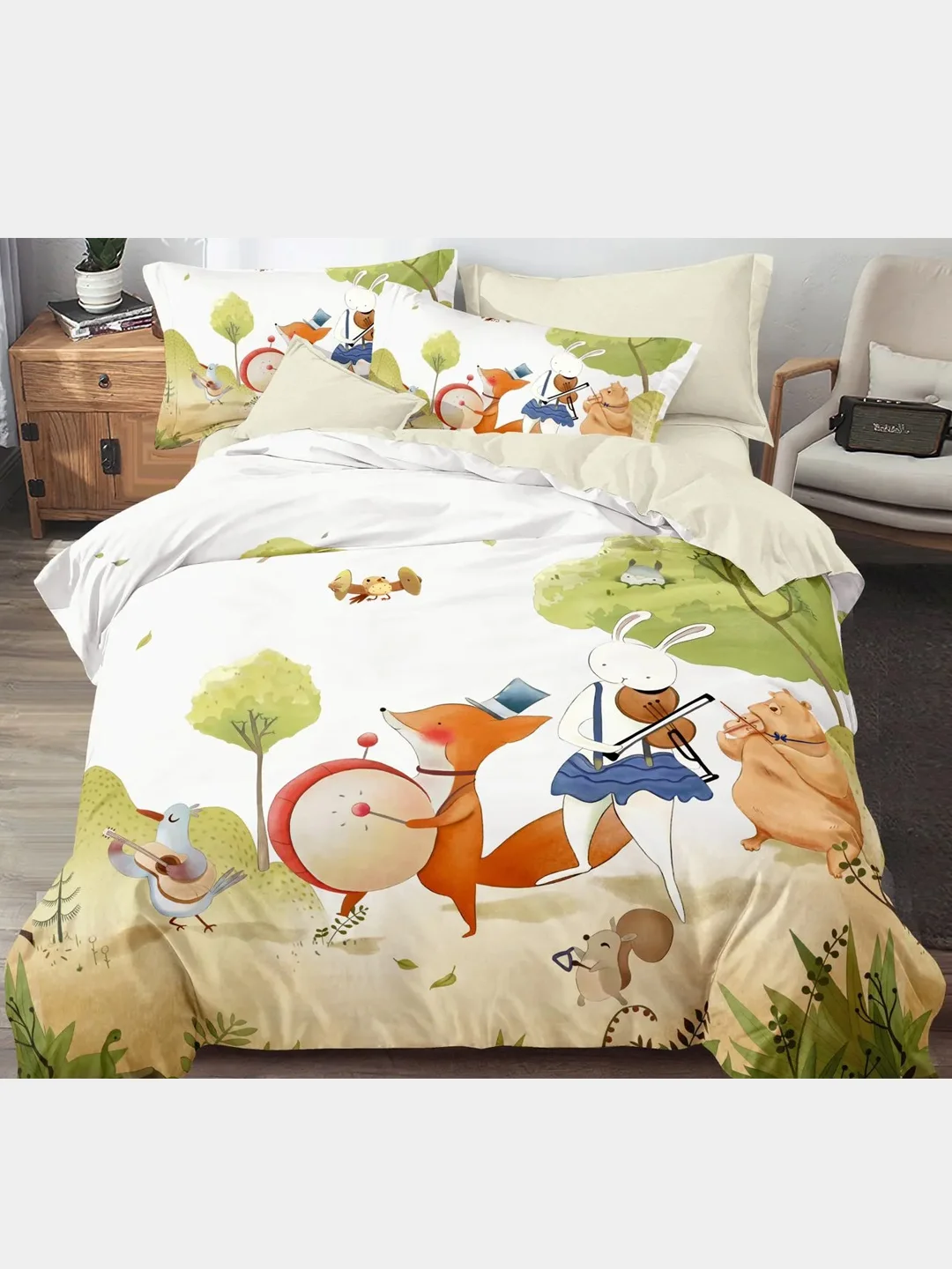 Манго boris kids Детское постельное белье 1,5 сп, 50 х 70, хлопок 100%