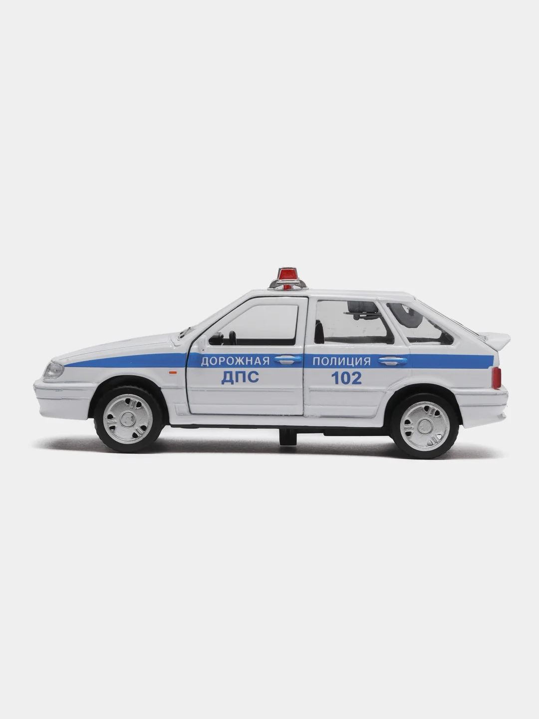 Машина металл LADA-2114 "SAMARA" Полиция, 12 см, двери, багаж открываются