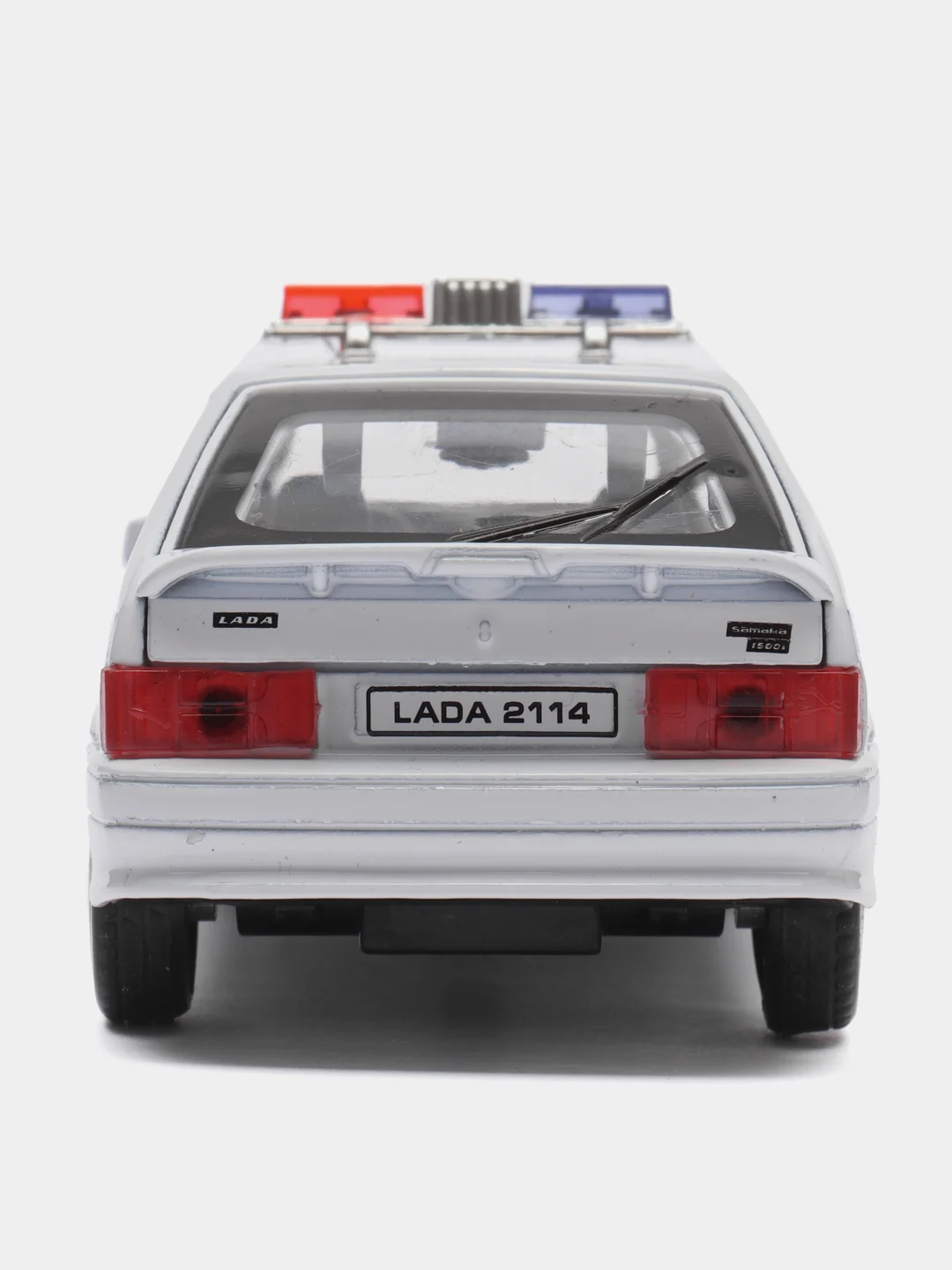 Машина металл LADA-2114 "SAMARA" Полиция, 12 см, двери, багаж открываются