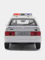 Машина металл LADA-2114 "SAMARA" Полиция, 12 см, двери, багаж открываются