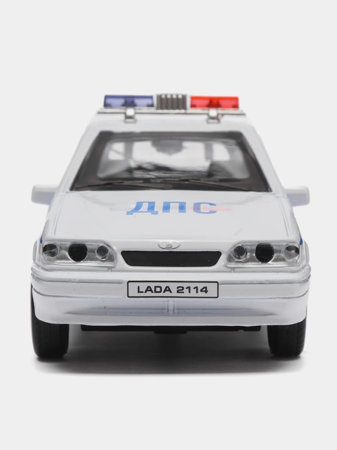 Машина металл LADA-2114 "SAMARA" Полиция, 12 см, двери, багаж открываются