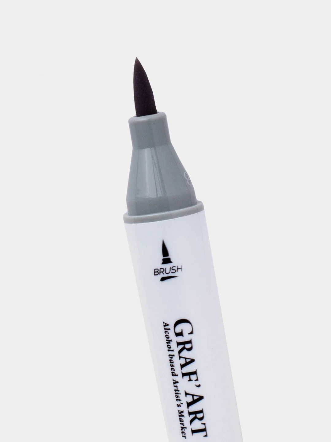 Маркер спиртовой Малевичъ GrafArt Brush, Оттенки серого, 1 шт