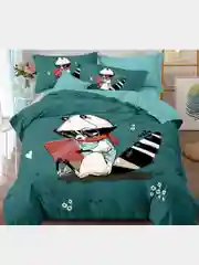 Зелёный хаки boris kids Детское постельное белье 1,5 сп, 50 х 70, хлопок 100%