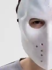 Бордовый карнавальная маска на Хэллоуин, 5 видов