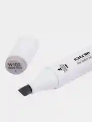 Маркер спиртовой Малевичъ GrafArt Brush, Оттенки серого, 1 шт