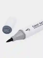Маркер спиртовой Малевичъ GrafArt Brush, Оттенки серого, 1 шт