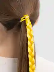 Желтый канекалон-коса, одноцветный, 42 см