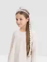 Тёмно-розовый набор аксессуаров "Холодное сердце", украшения Эльзы, корона принцессы