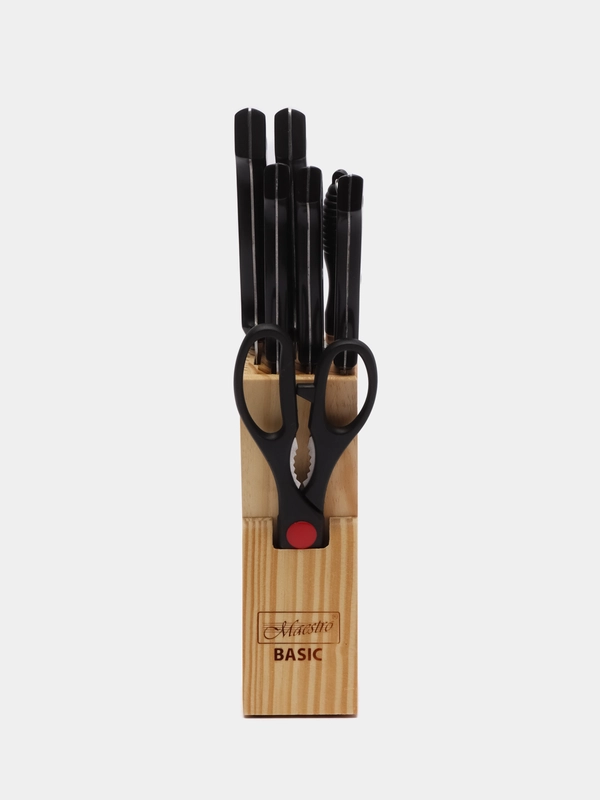 Набор ножей Maestro MR-1402 Basic, пластиковые ручки, 8 предметов