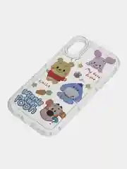 Аметистовый чехол на iPhone 11 12 13 / 14 Pro Max / 7 8 Plus / XR / XS / X, Айфон Про Макс, прозрачный