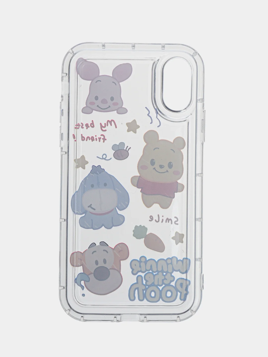 Аметистовый чехол на iPhone 11 12 13 / 14 Pro Max / 7 8 Plus / XR / XS / X, Айфон Про Макс, прозрачный