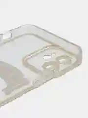 Бежевый меланж чехол на iPhone 11 12 13 / 14 Pro Max / 7 8 Plus / XR / XS / X айфон про макс прозрачный