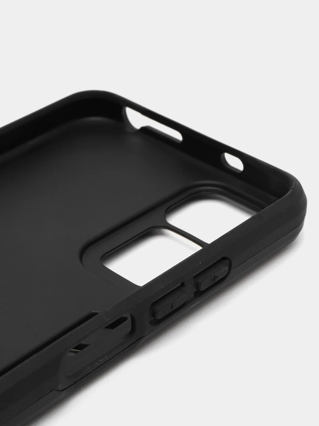 Тёмно-серый чехол противоударный Xiaomi Redmi Note 11 4G, Note 11S, Нот 11С с металлической подставкой
