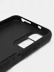 Тёмно-серый чехол противоударный Xiaomi Redmi Note 11 4G, Note 11S, Нот 11С с металлической подставкой