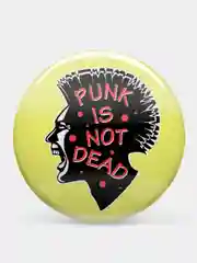 Значок "Punk is not dead", из серии "Рок", 37 мм