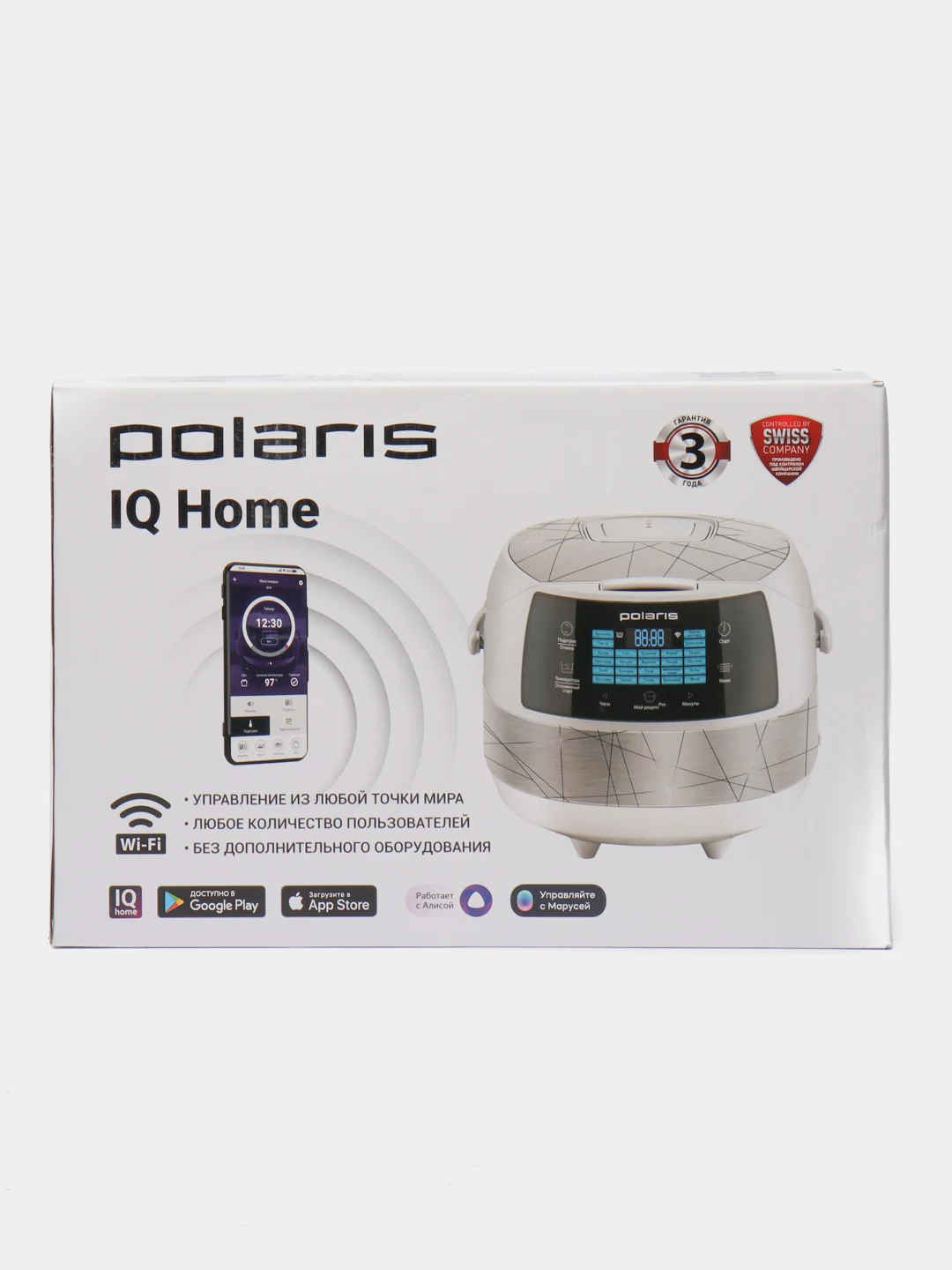 Мультиварка Polaris PMC 5017 Wi FI IQ Home, серебристый
