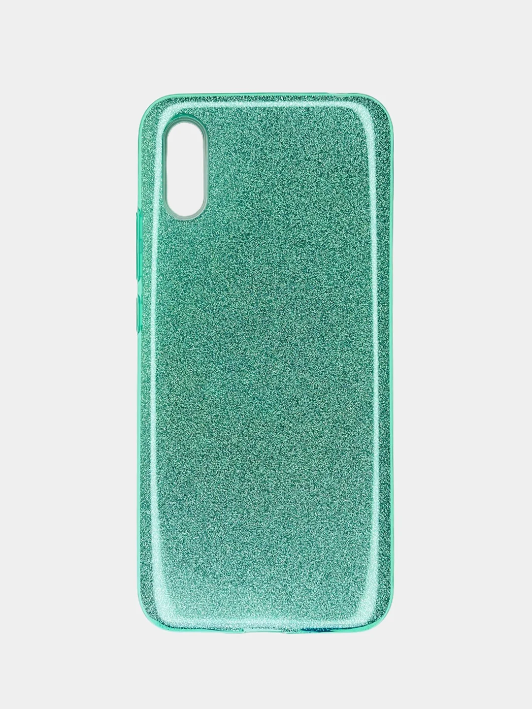 Бирюзовый чехол для Xiaomi Redmi 9A (Сяоми Редми 9А), блестящий