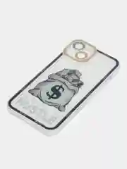 Багровый чехол на iPhone 11 12 13 / 14 Pro Max / 7 8 Plus / XR / XS / X айфон про макс прозрачный