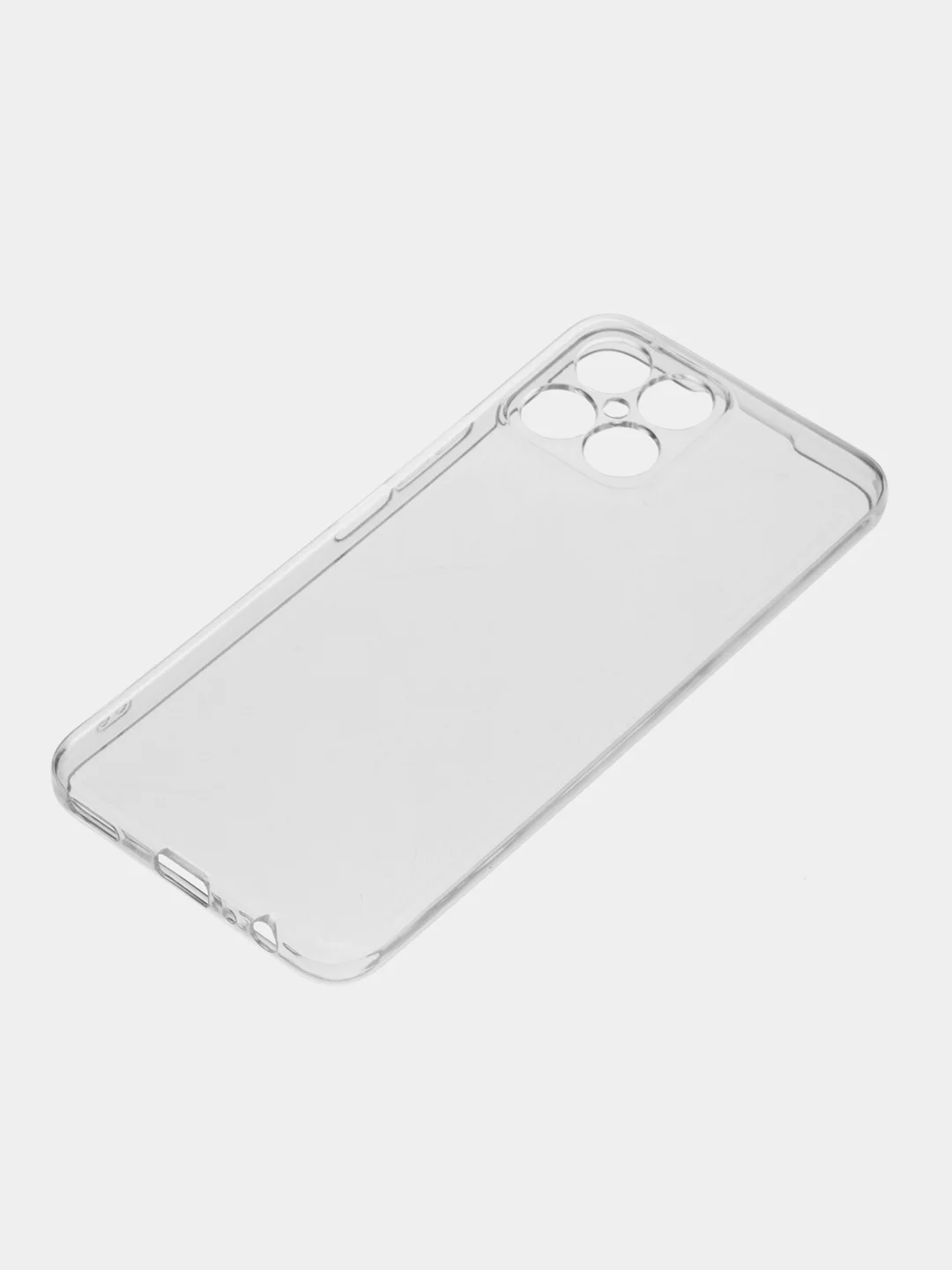 Прозрачный чехол Honor X8 4G (Хонор Х8 4Г), силиконовый, цветной, матовый