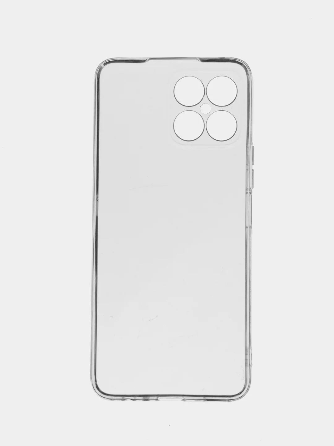 Прозрачный чехол Honor X8 4G (Хонор Х8 4Г), силиконовый, цветной, матовый