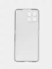 Прозрачный чехол Honor X8 4G (Хонор Х8 4Г), силиконовый, цветной, матовый