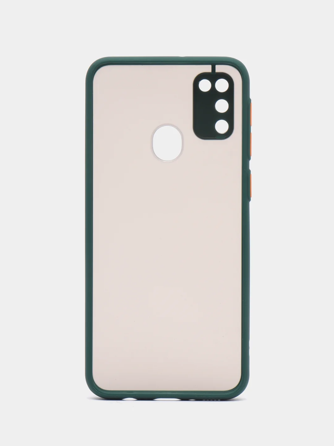 Тёмно-бирюзовый samsung Galaxy M21 / M30s, Галакси М21, М30с чехол матовый силиконовый с цветными кнопками